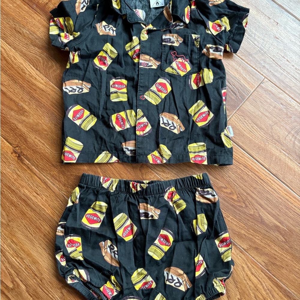 Peter Alexander Vegemite Kids Pajama Set